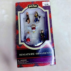 Harry Potter collectible miniature Christmas ornaments